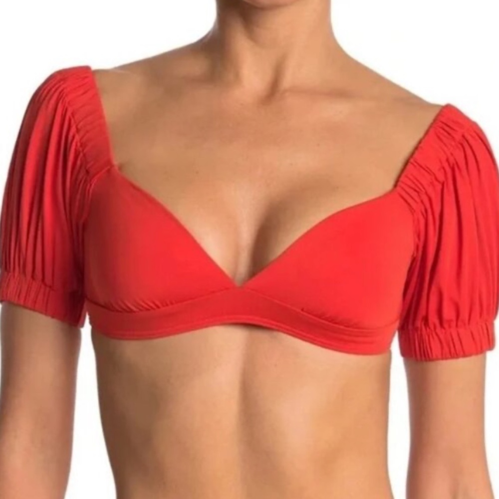 WeWoreWhat Moe Bikini Top Size XS NWT